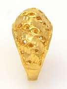 Gold Dome Ring, Size 4.75