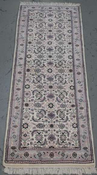 Handmade Indo Herati Design Runner 2.6x7.10