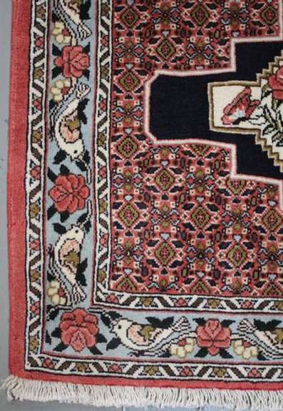 Handmade Persian Bidjar Runner 3.0x12.5