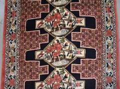 Handmade Persian Bidjar Runner 3.0x12.5