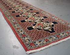 Handmade Persian Bidjar Runner 3.0x12.5