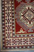 Handmade Pakistani Kazak Design Runner 2.7x12.5