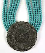Heidi Daus Belgium Disc Necklace