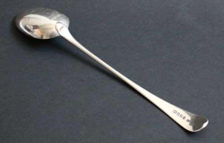 Bateman Family Sterling Silver Stuffing Spoon