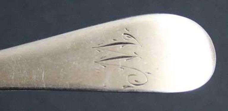 Bateman Family Sterling Silver Stuffing Spoon