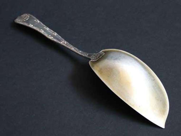 Tiffany Wave Edge Sterling Silver Ice Cream Server