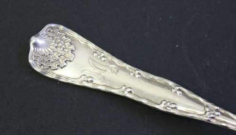 Tiffany Wave Edge Sterling Silver Ice Cream Server