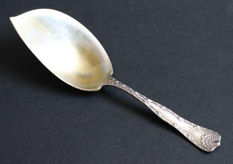 Tiffany Wave Edge Sterling Silver Ice Cream Server