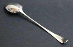 Bateman Family Sterling Silver Stuffing Spoon