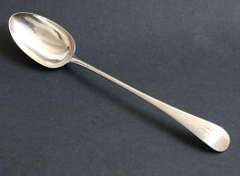 Bateman Family Sterling Silver Stuffing Spoon