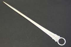 Irish Georgian Sterling Silver Meat Skewer