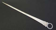 Irish Georgian Sterling Silver Meat Skewer