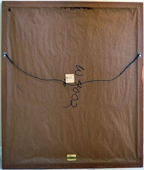 Japan Landscape Scene, Vintage Large Fine Art Print