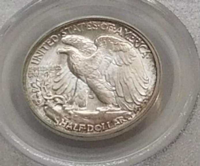 1945 Walker Half Dollar PCGS-MS-65, full Gem grade