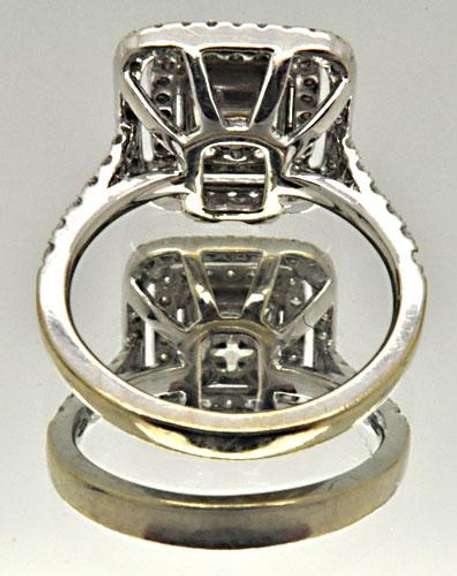 Stunning 2ct diamond ring! Heavy 18kt gold mounting