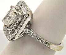 Stunning 2ct diamond ring! Heavy 18kt gold mounting
