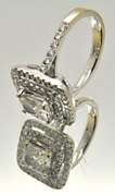 Stunning 2ct diamond ring! Heavy 18kt gold mounting