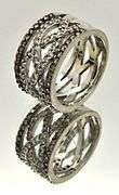 CLASSIC 14KT LADIES DIAMOND BAND