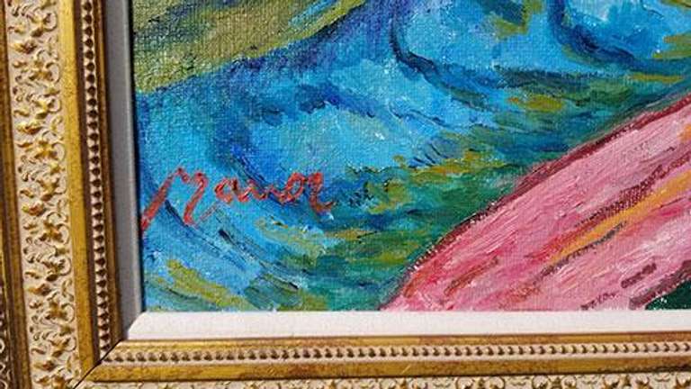 Dazzling original oil on canvas By Manor Shadian