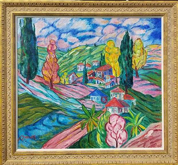 Dazzling original oil on canvas By Manor Shadian