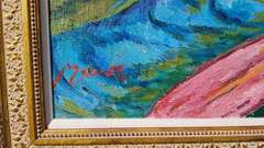 Dazzling original oil on canvas By Manor Shadian