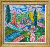 Dazzling original oil on canvas By Manor Shadian