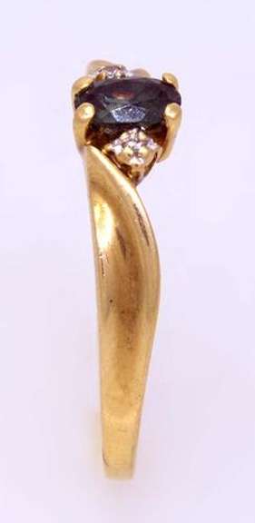 Deep Teal Topaz Ring, Size 7.5