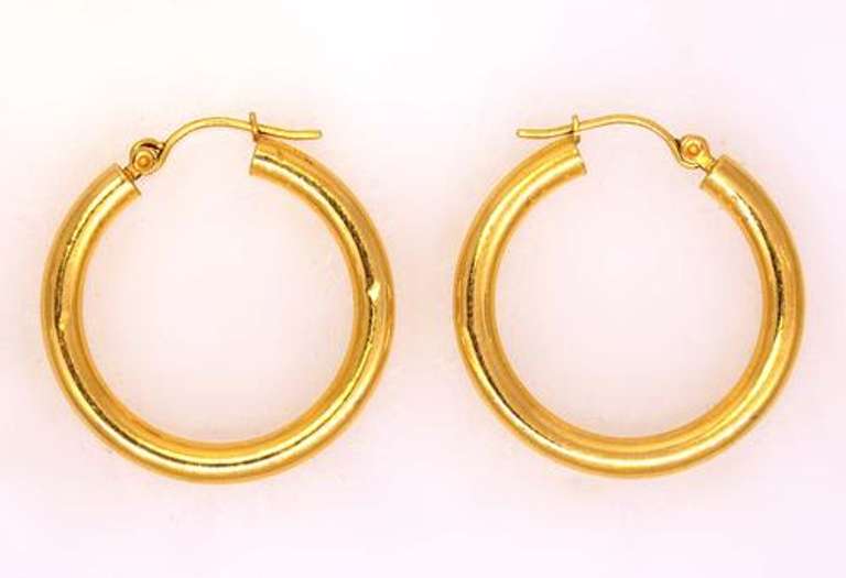 Classic Gold Hoop Earrings