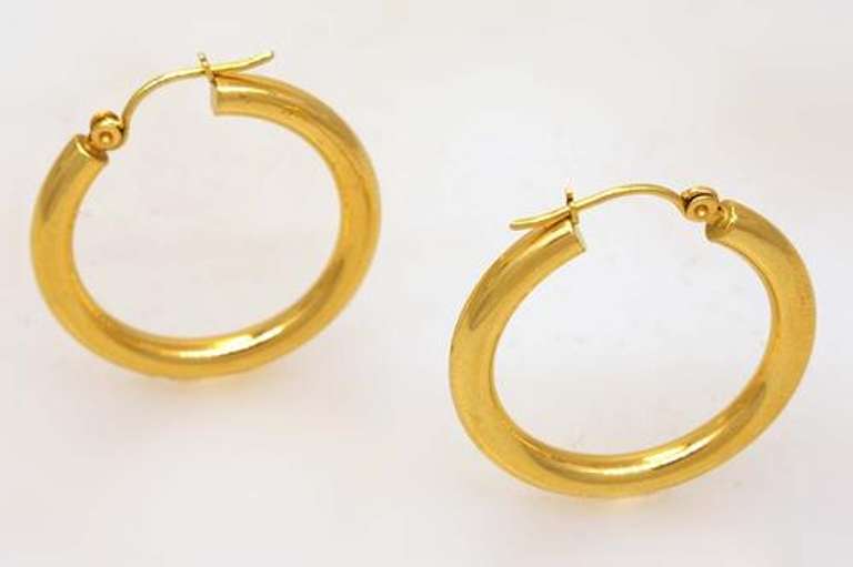 Classic Gold Hoop Earrings