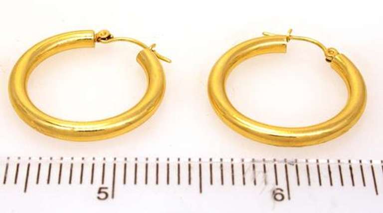 Classic Gold Hoop Earrings