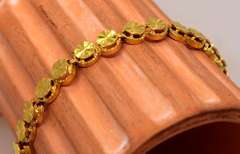 7in Pretty Gold Bracelet