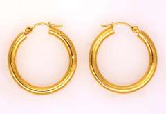 Classic Gold Hoop Earrings