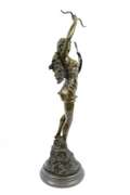 Diane The Hunter Bronze Sculpture Statue Figurine Art Figure