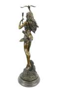 Diane The Hunter Bronze Sculpture Statue Figurine Art Figure
