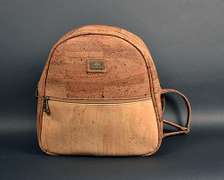 New Trendy European Designer Vegan Cork Backpack Bag