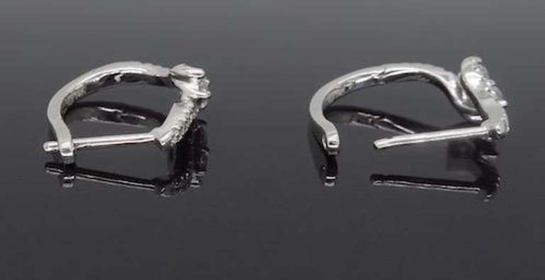 14K White Gold Ever Us Diamond Earrings