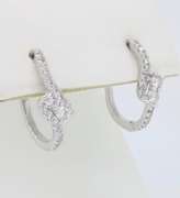 14K White Gold Ever Us Diamond Earrings