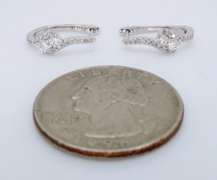 14K White Gold Ever Us Diamond Earrings