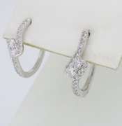 14K White Gold Ever Us Diamond Earrings
