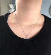 14k White Gold .25CTW Diamond Necklace