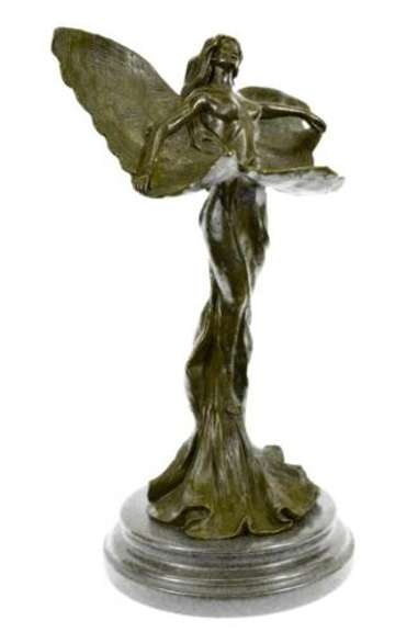 Wearing Butterfly Wings Bronze Sculpture