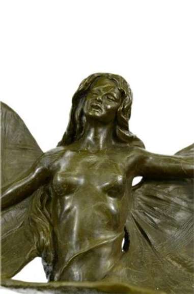 Cast From A Model of a Maiden Wearing Butterfly Wings