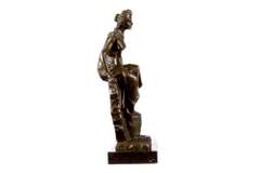 Hot Cast Sexy Maiden Handmade Bronze Sculpture Figurine