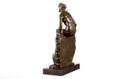 Hot Cast Sexy Maiden Handmade Bronze Sculpture Figurine