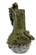 Special Patina Mermaid Vase Planter Bronze Sculpture