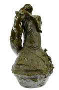 Special Patina Mermaid Vase Planter Bronze Sculpture