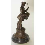 American Civil War Drummer Bronze Figurine