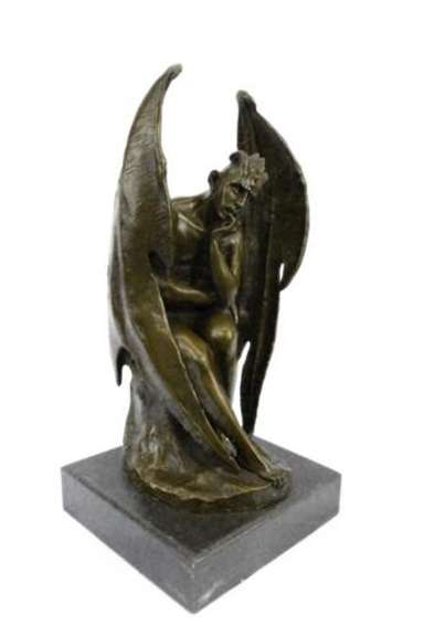 Lucifer Demon Fallen Angel Satan Bronze Statue