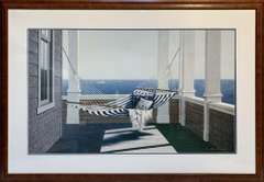 Striped Hammock by Zhen-Huan Lu Lithograph
