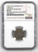 1861-65 Petersons Jewelers Honesdale Pa MS 62 R-8 !!